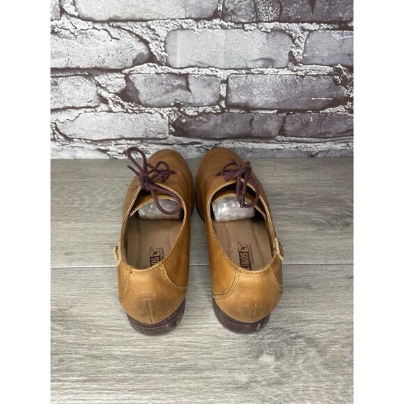 Pikolinos Brown Leather Lace Up Plain Oxfords Shoes Women Sz 38EU/7.5M US - Picture 9 of 16